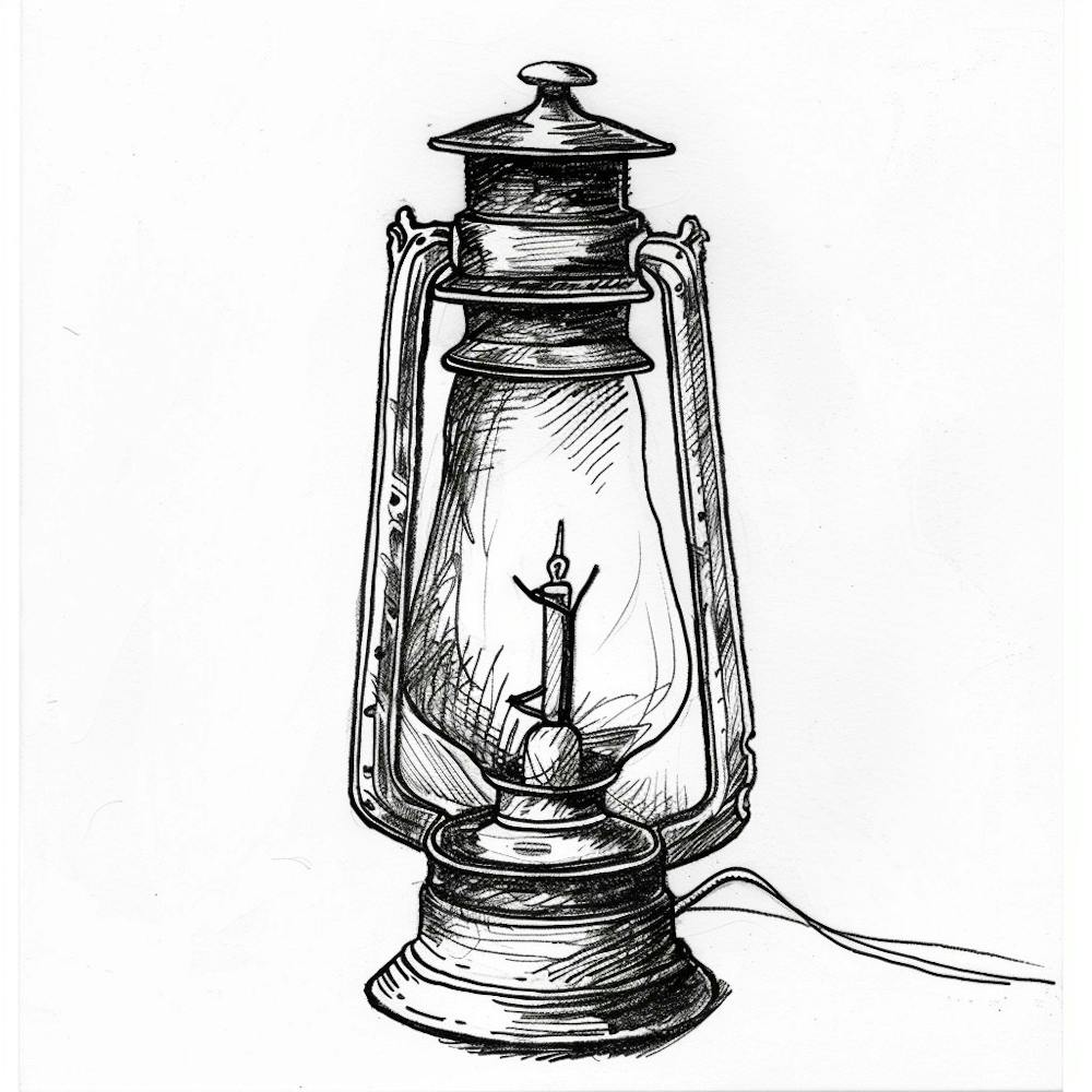 Old Fashioned Lamp