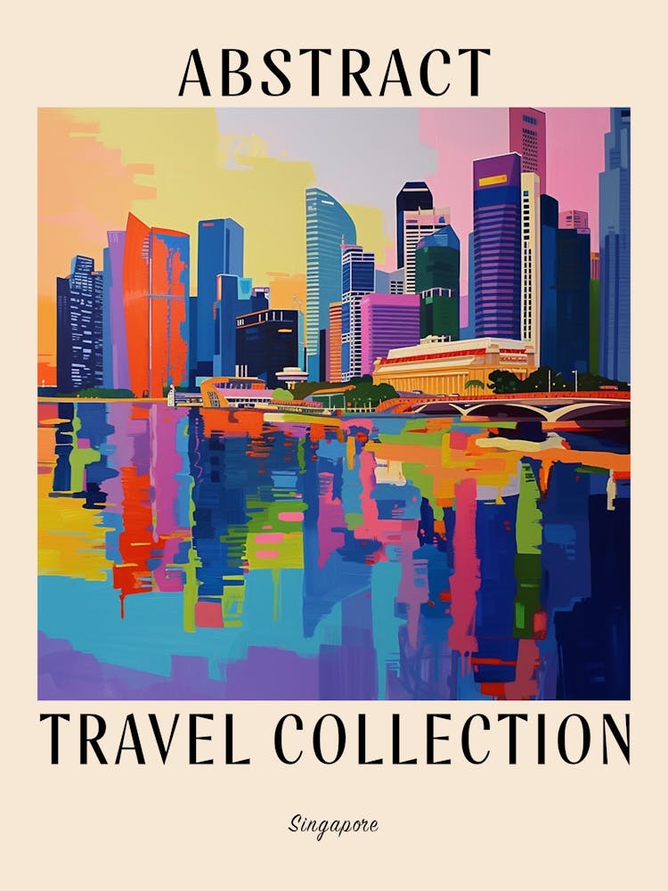 Abstract Travel Collection Poster Singapore 7