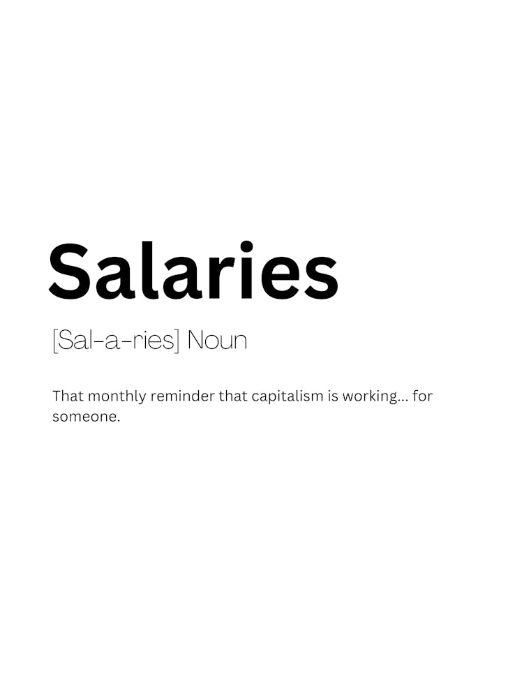 Salaries Definition Meaning