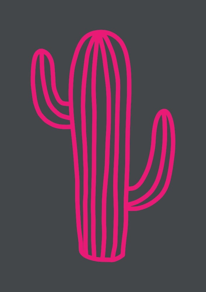 Cactus Neon Pink