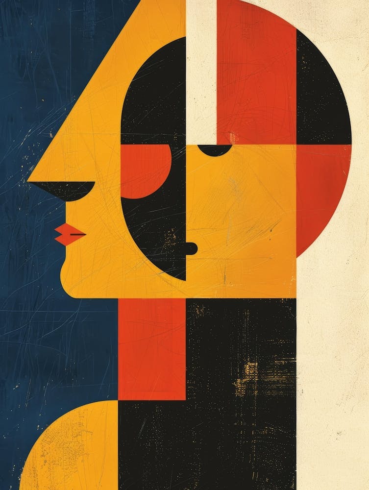 Abstract Portrait Of A Man 14