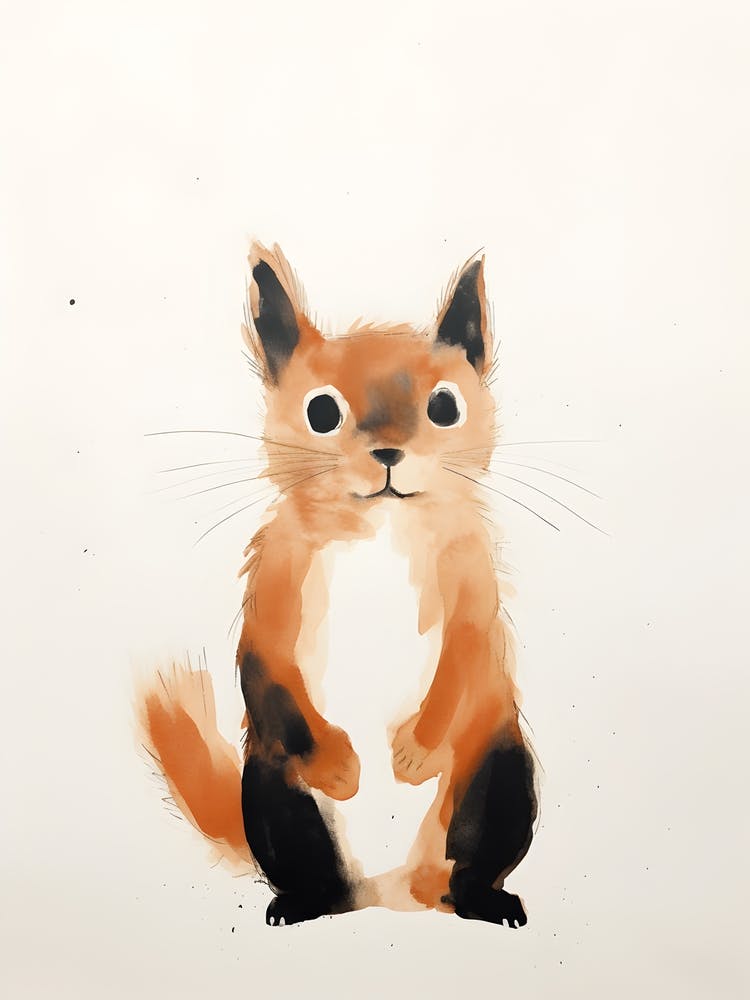 Squirrel painting 1