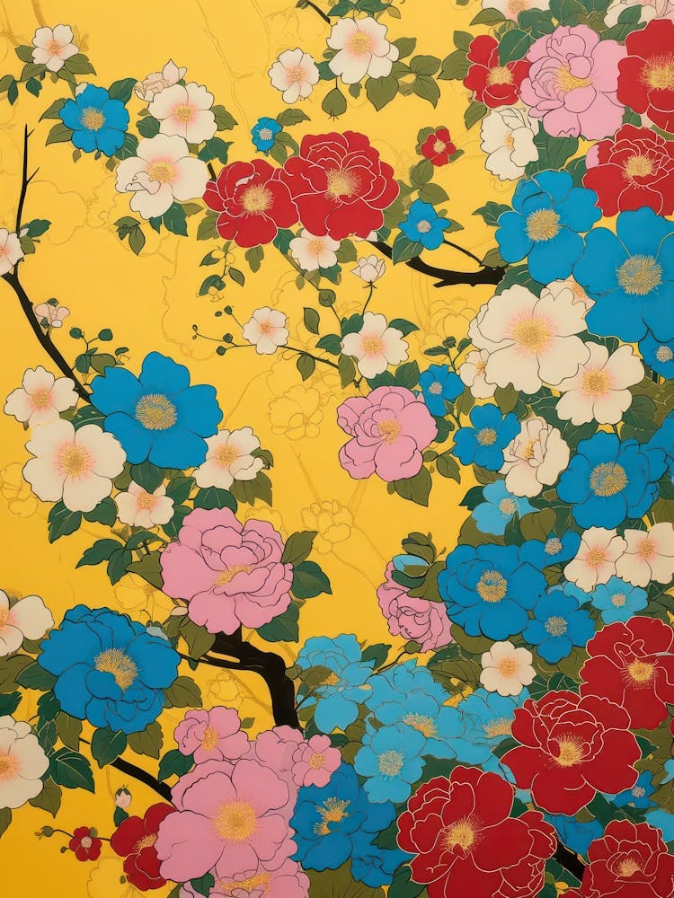 Hokusai Great Japan Botanical Japanese 10