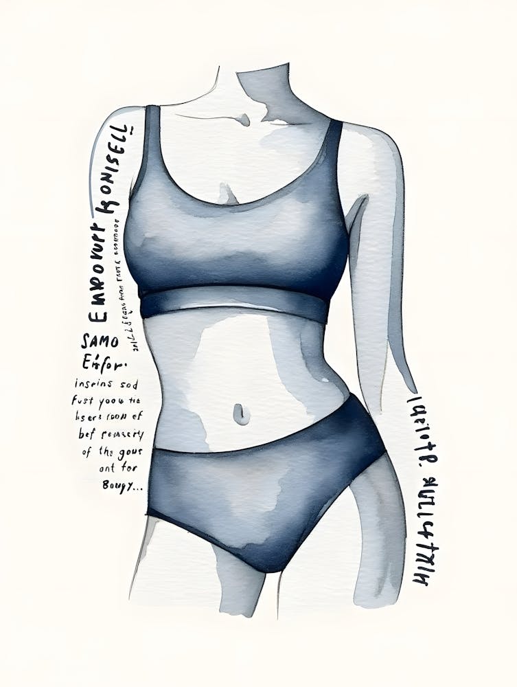 Illustration Of A Woman'S Body