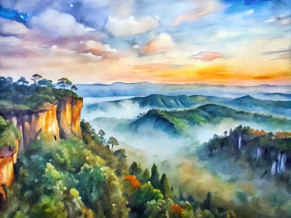 Van Gogh Phu Kradueng National Park Thailand