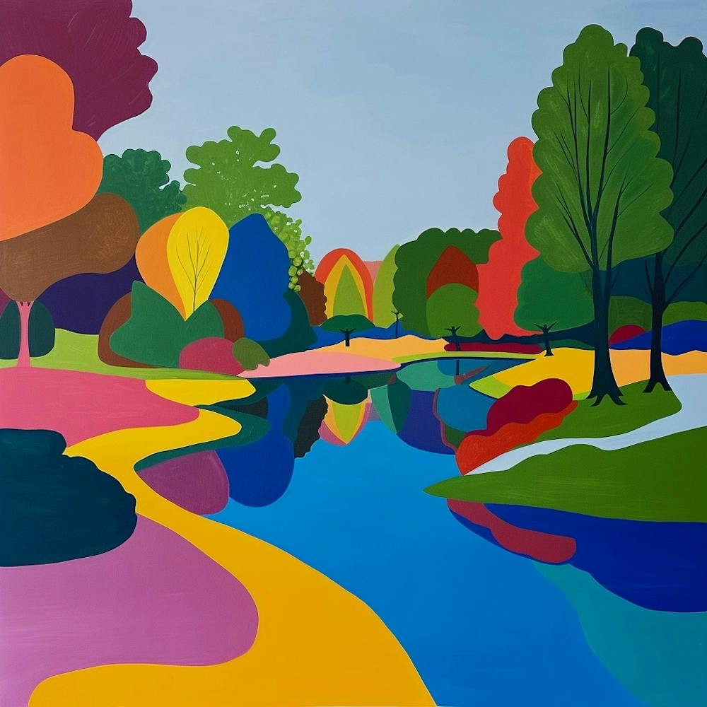 Collection Parc Abstrait Battersea Park London 7