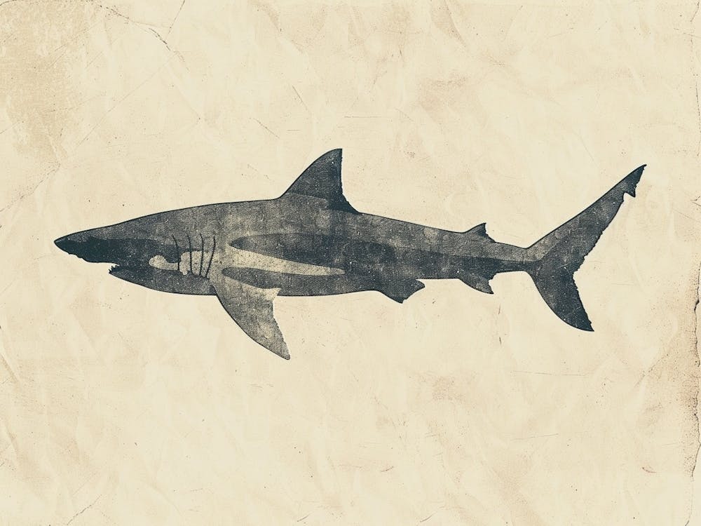 Whale Shark Grey Silhouette 1