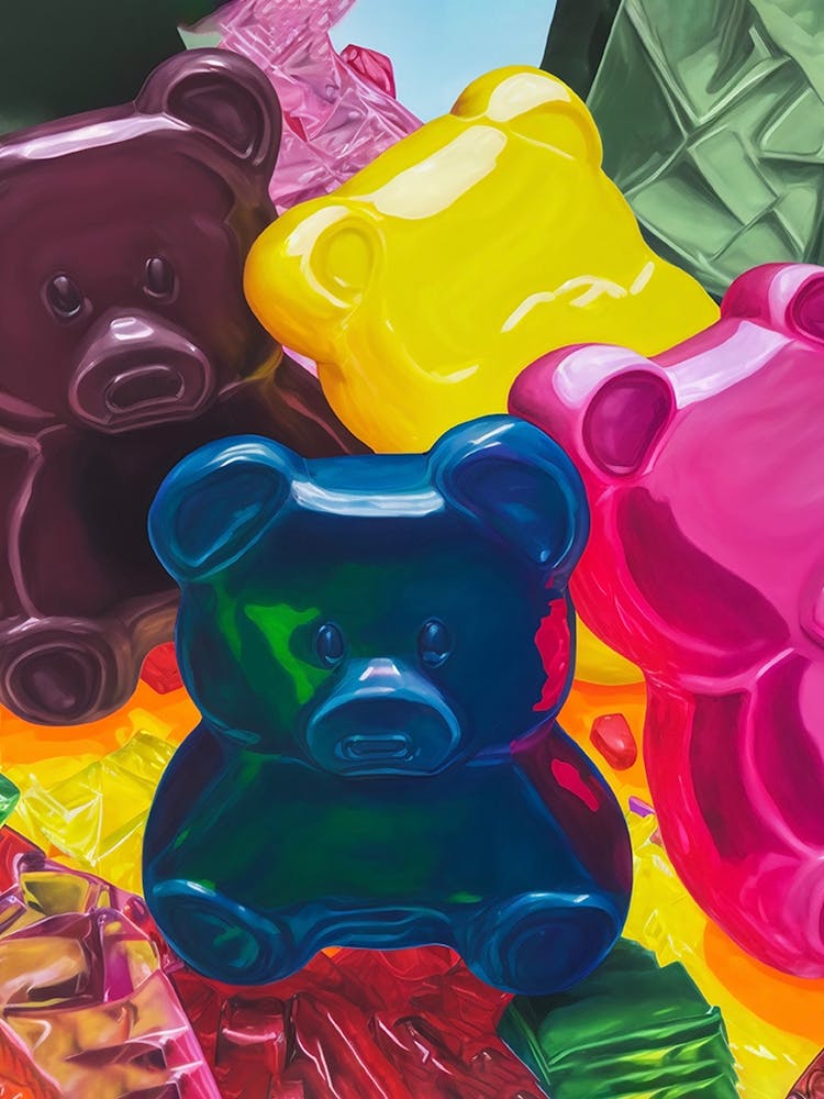 Gummy Bears Big Painting