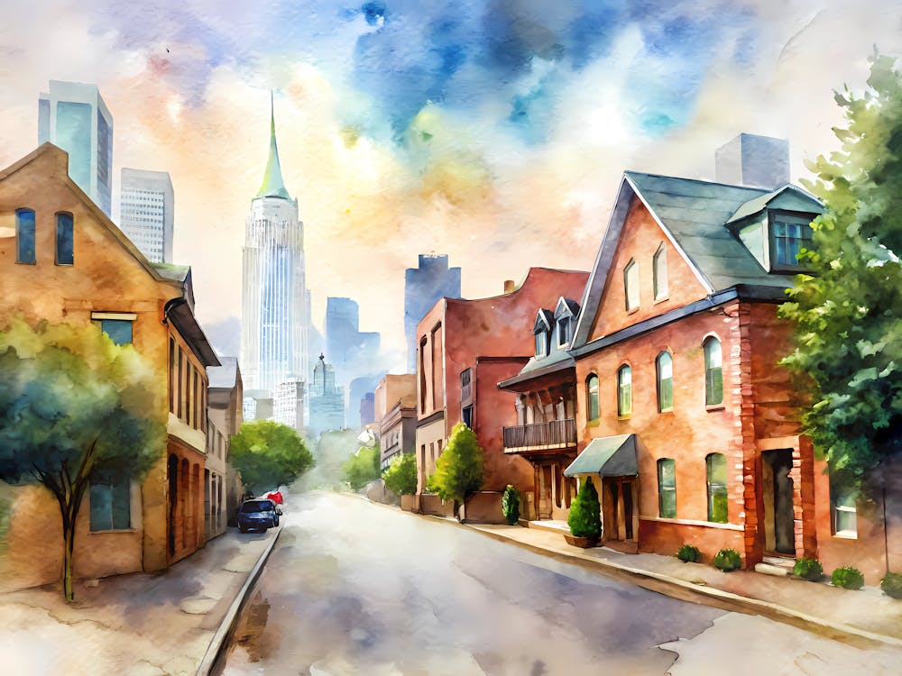 Nashville Usa Eine Vintage-Szene