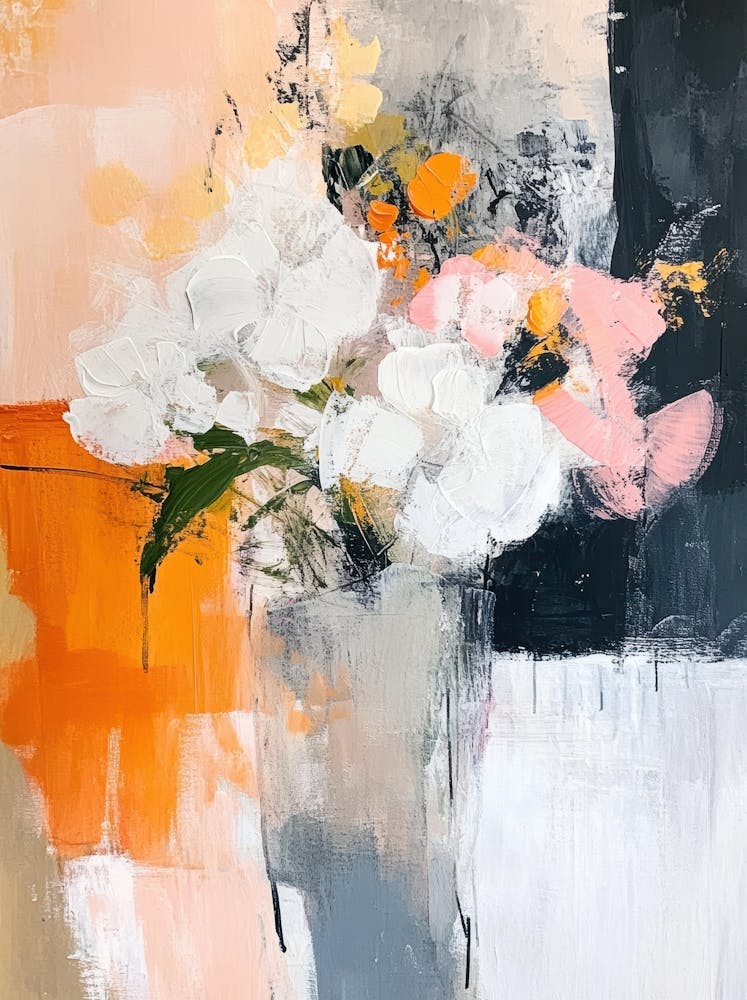 Abstract Flowers In A Vase 7