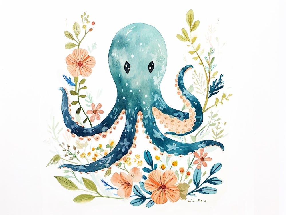 Little Floral Squid 1