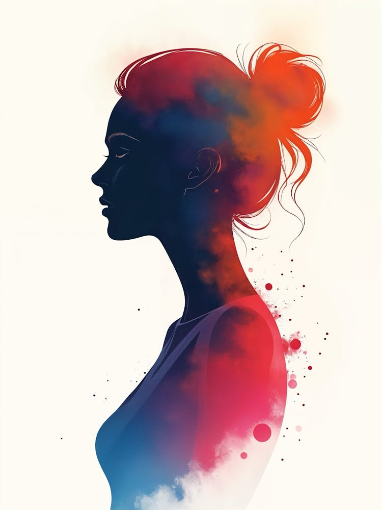 Silhouette Of A Woman 1