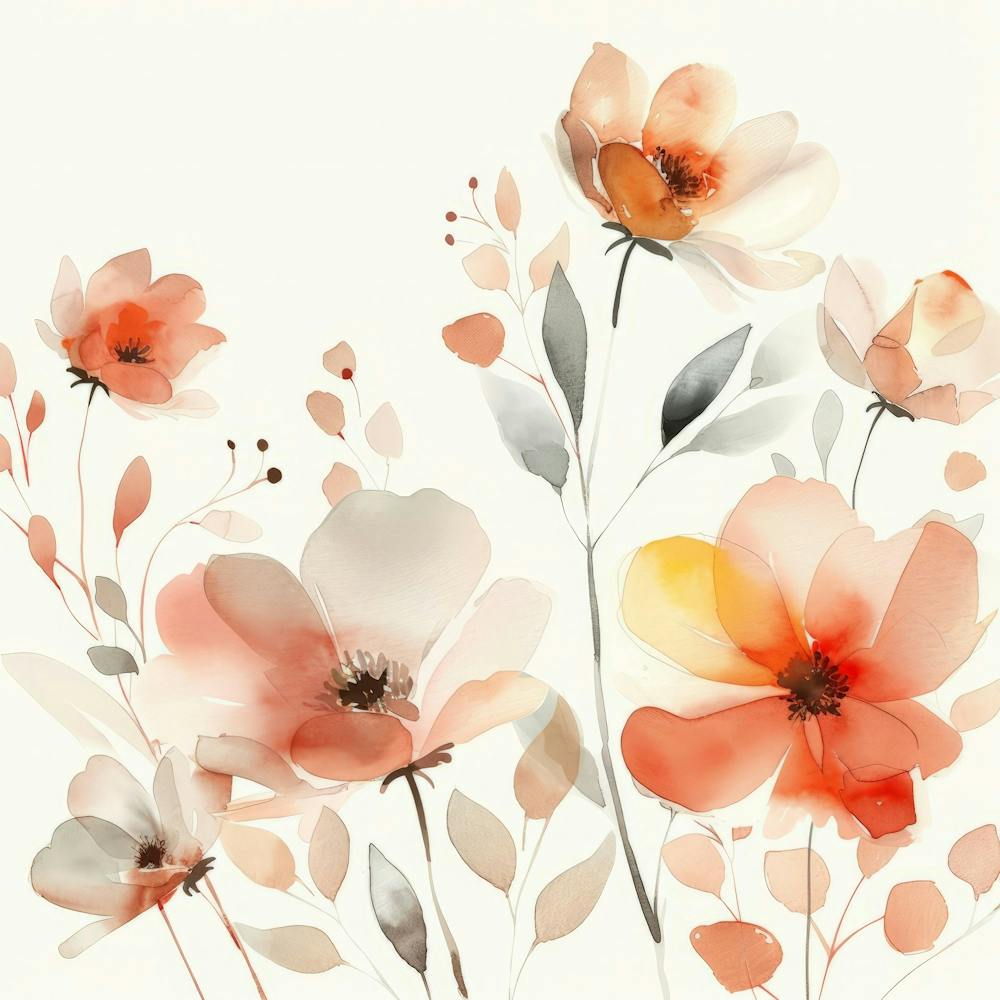 Watercolor Flowers 42