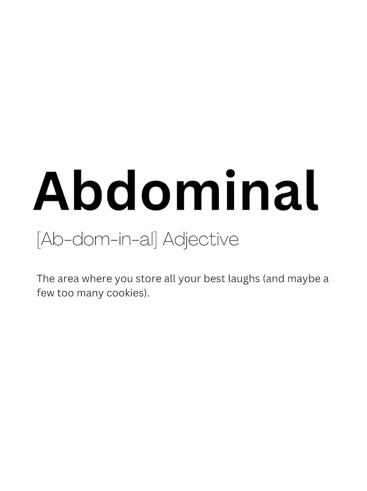 Abdominal Definition Meaning
