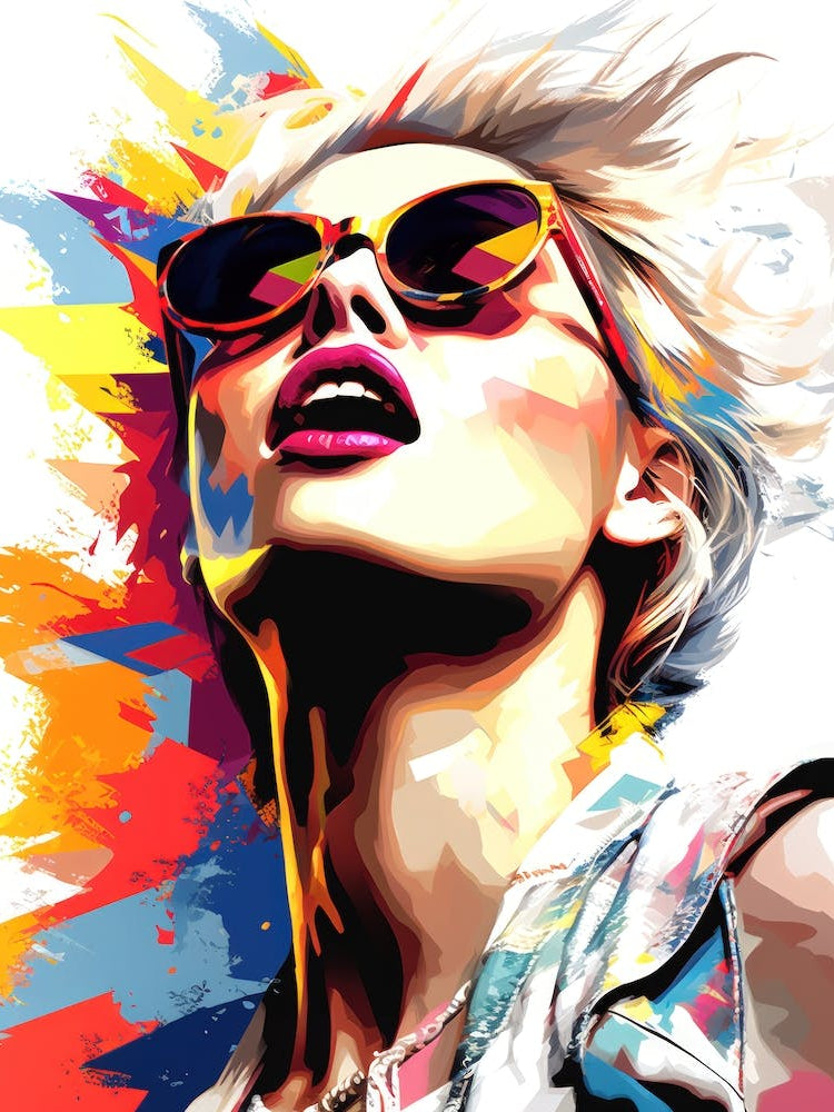 Abstract  Of A Woman In Sunglasses