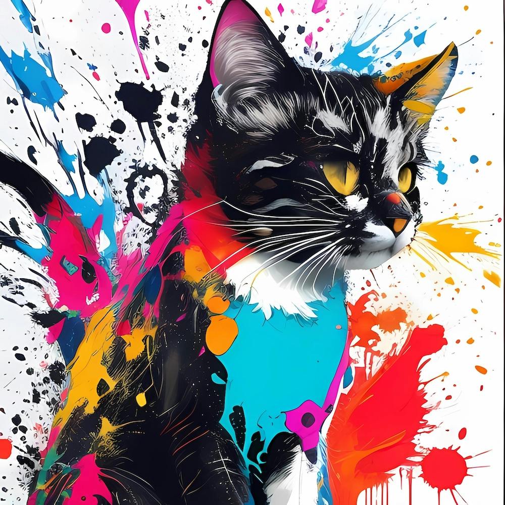 Splatter Kitten
