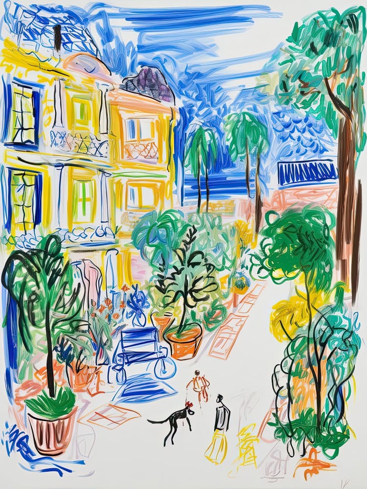 Washington, Dreamy Storybook Illustration 2