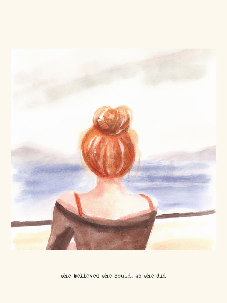 She Believed She Could, So She Did Girl