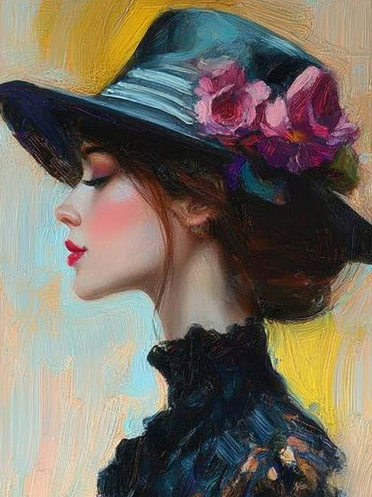 Woman In Black Hat