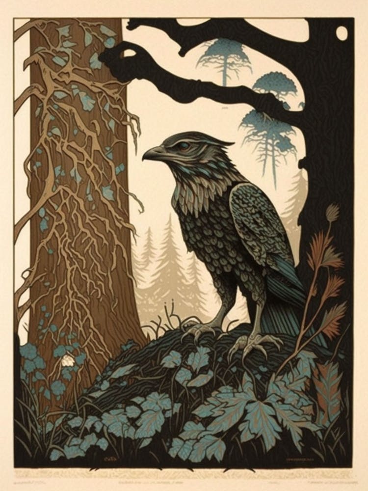 Crow in Woods