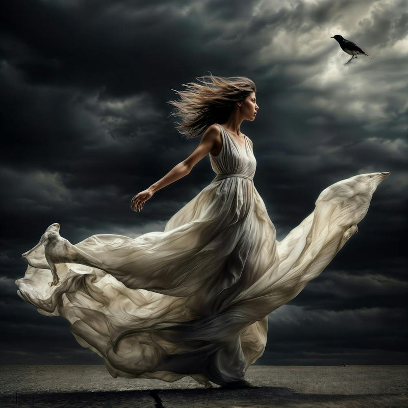 Crow In Flight