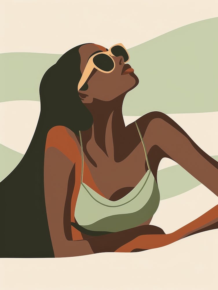 Afro-American Woman In Sunglasses 8