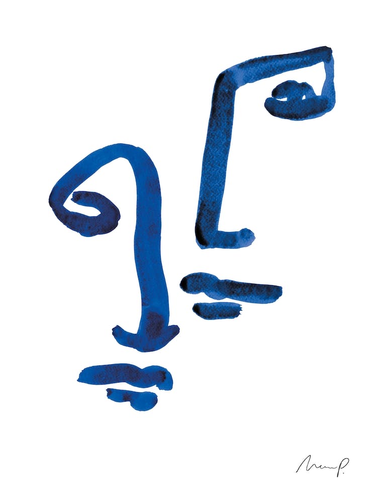 Blue Portrait 10