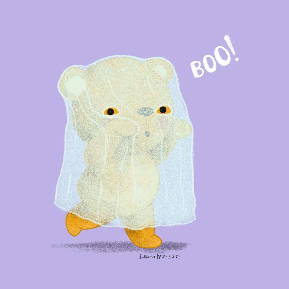 Cute Ghost Bear