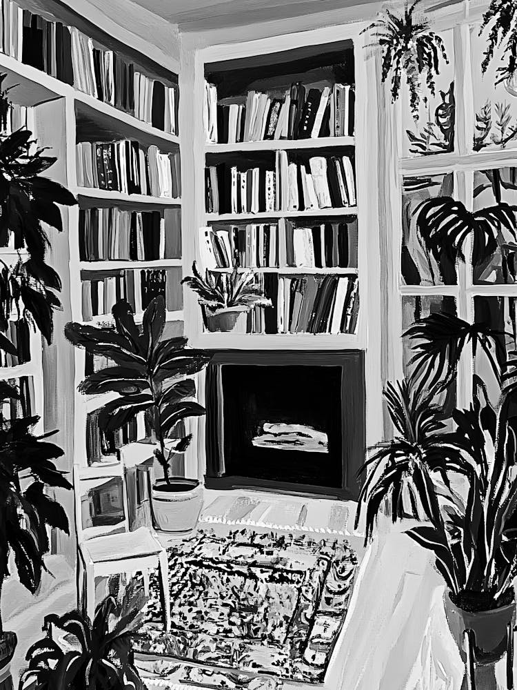 Pièce avec Livres 2