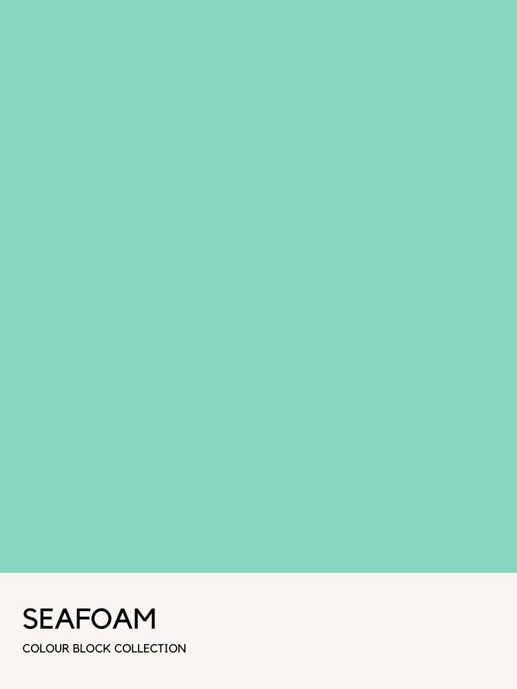 Seafoam Colour Block Poster