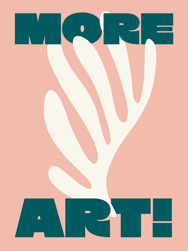 More Art Matisse - Pink And Teal