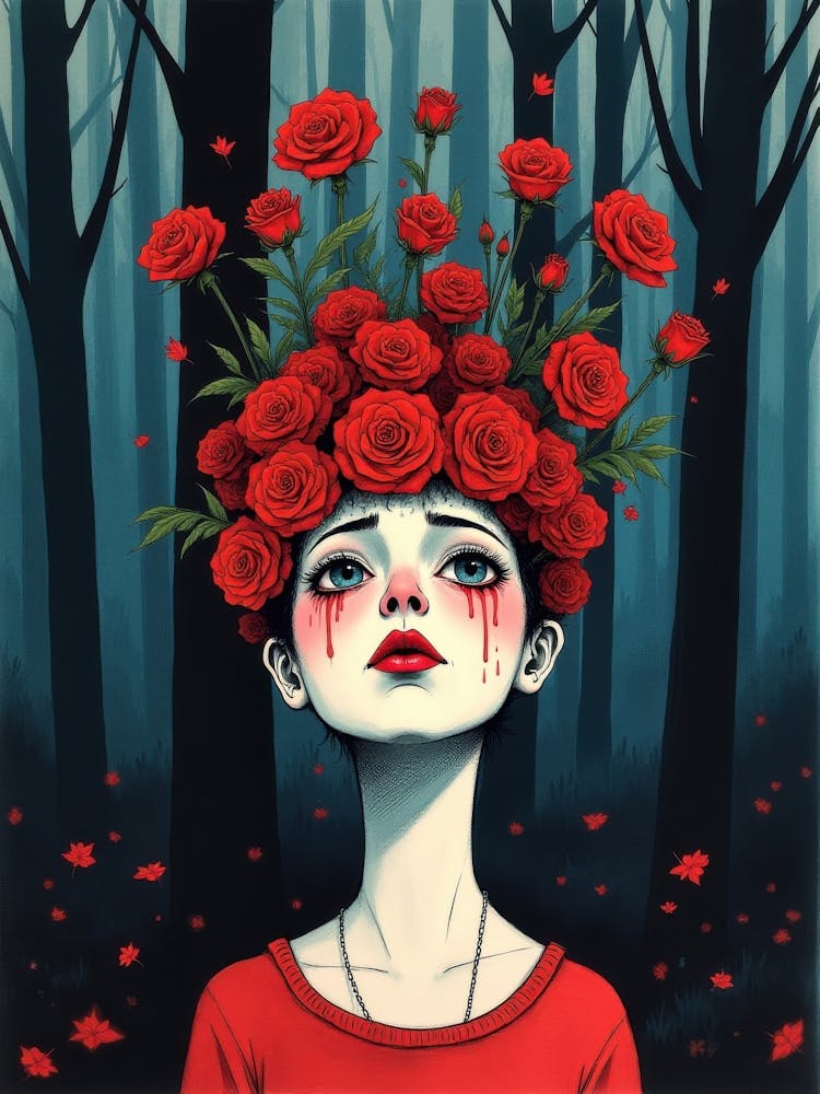 Girl In The Forest 2