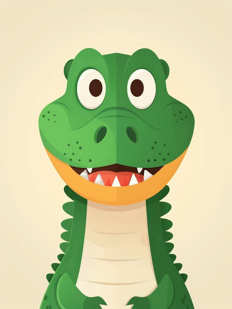 Cartoon Alligator 1
