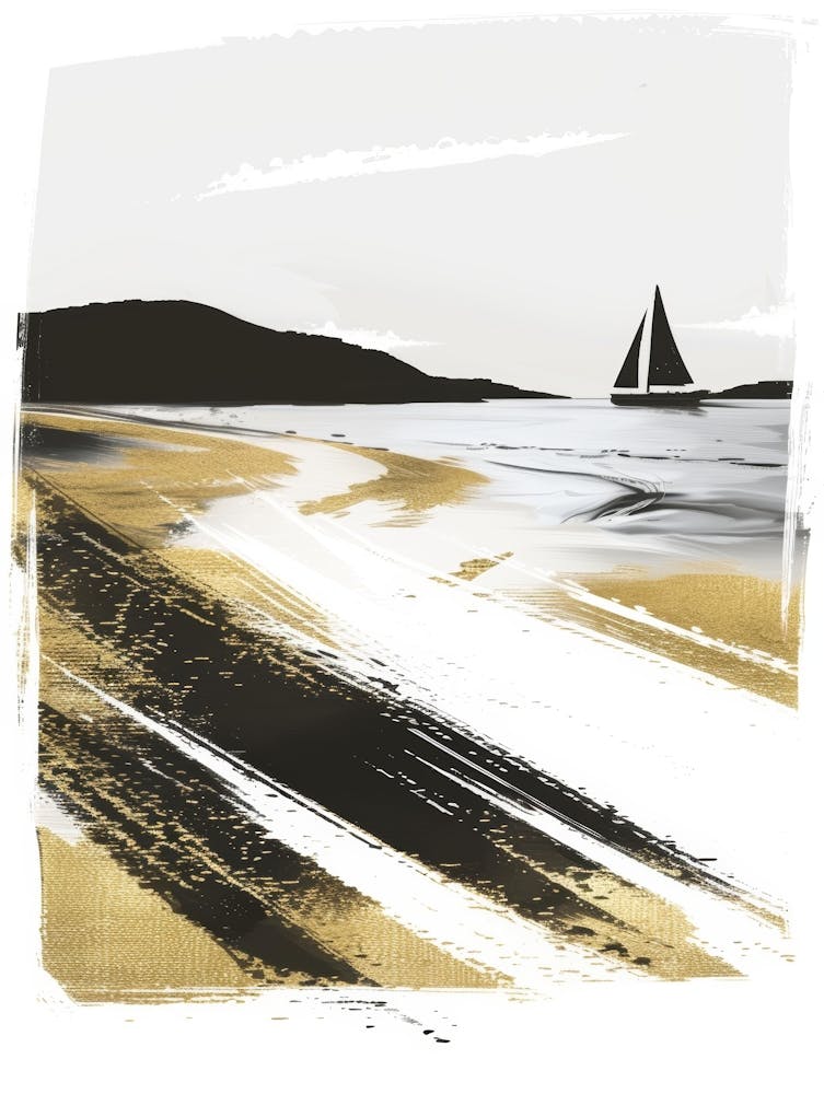 Sailboat On The Beach 2