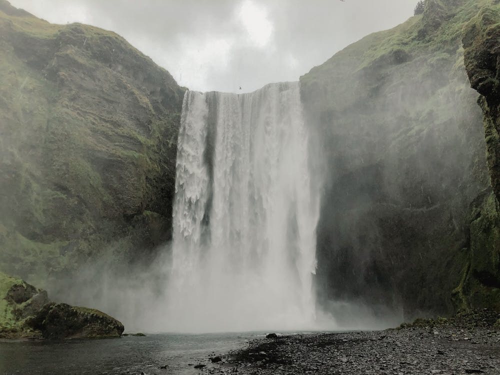 Skogafoss in The Rain Iceland