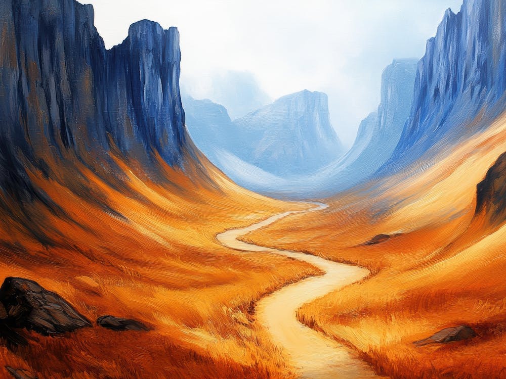 Path In The Mountains