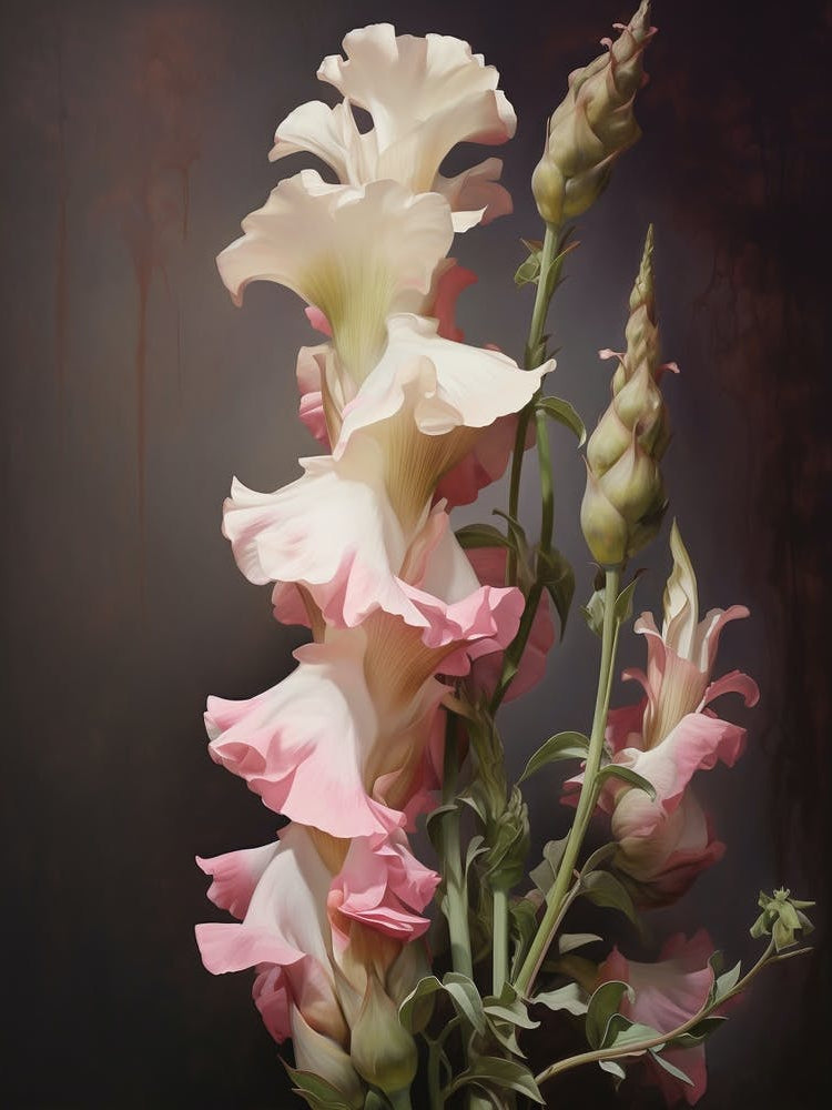 Floral Illustration Snapdragon