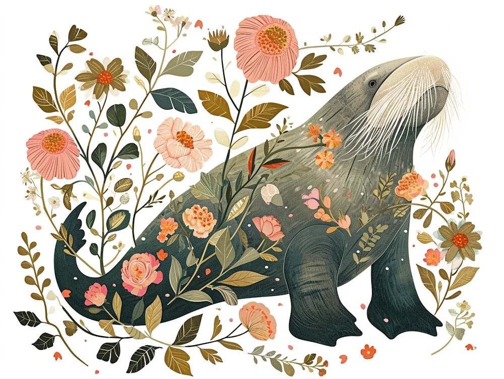Little Floral Walrus 2