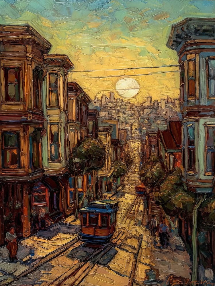 San Francisco Van Gogh Style 3