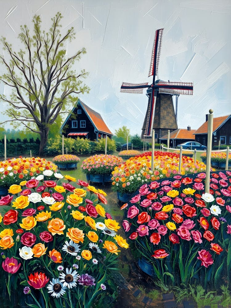 Windmill In The Garden