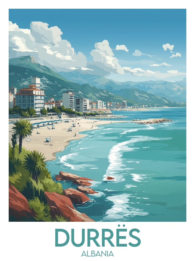 Affiche de voyage Durrës