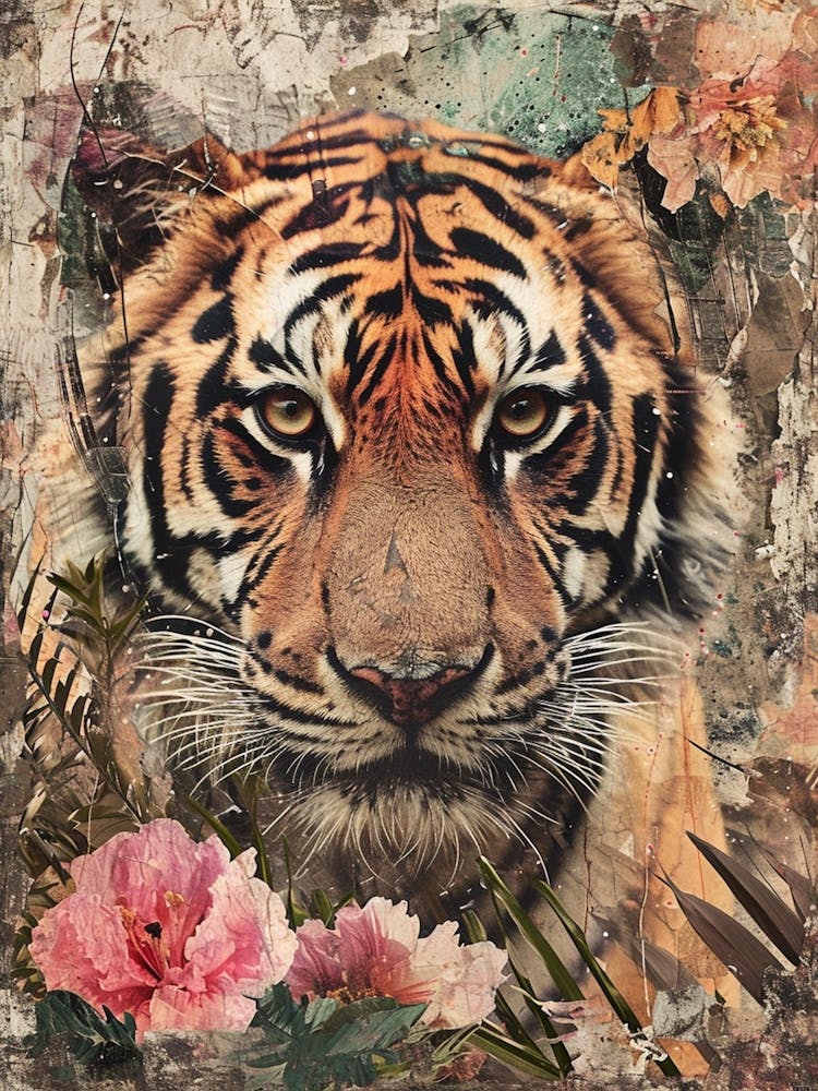 Kitsch Tiger Collage 4