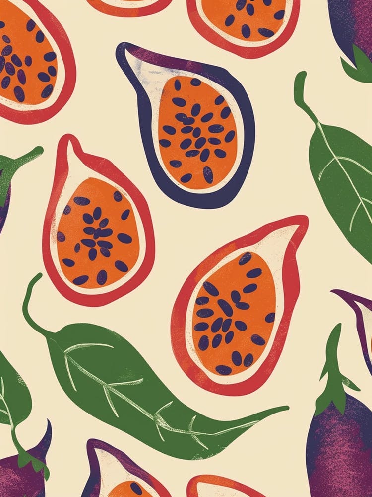 Passion Fruit Pattern Illustration 3