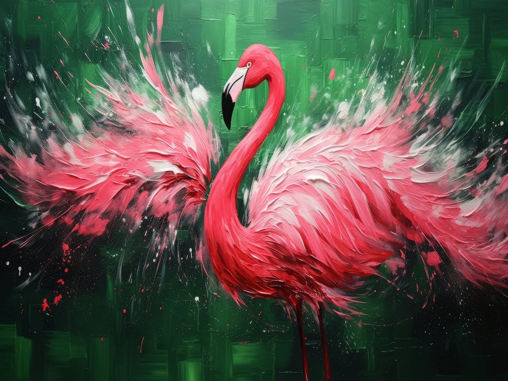 Flamingo Painting 2