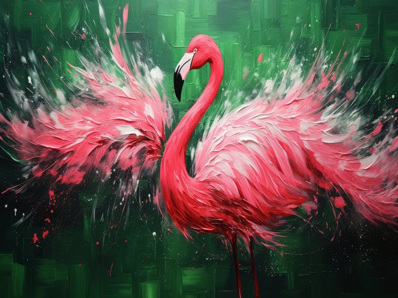 Flamingo Painting 2