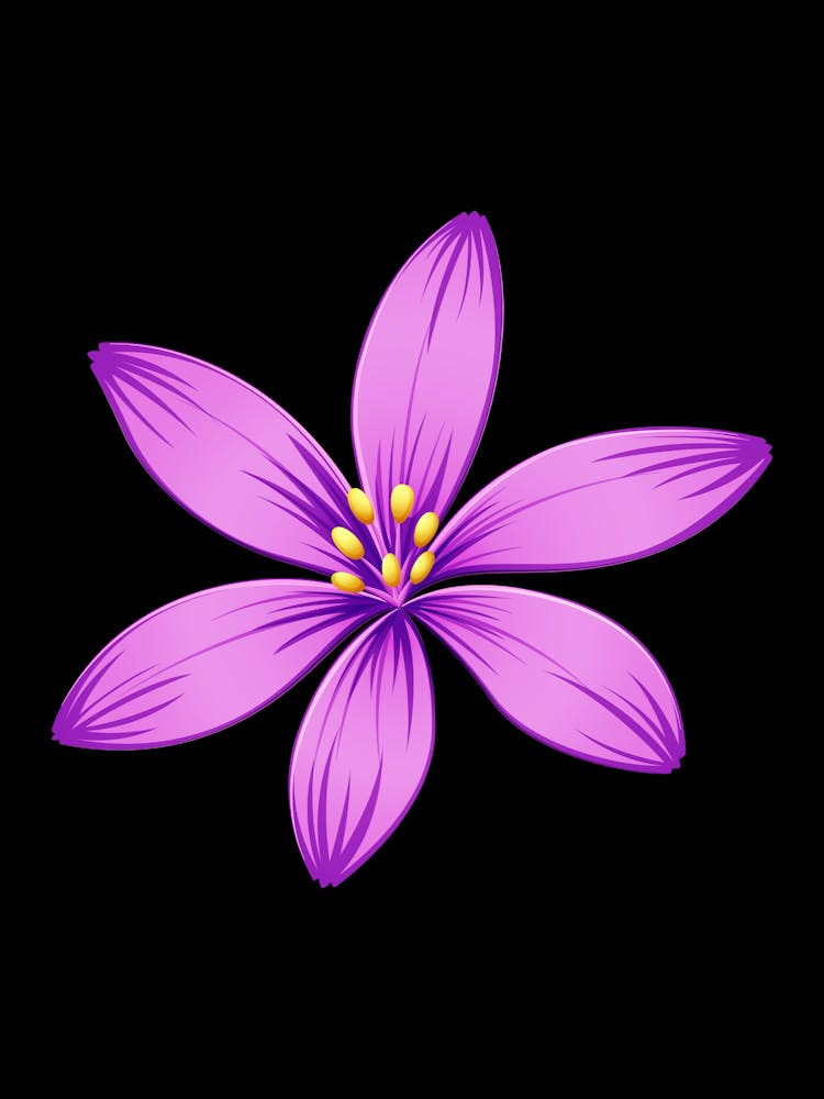 Amethyst Bloom (Amethyst is a type of purple gemstone)