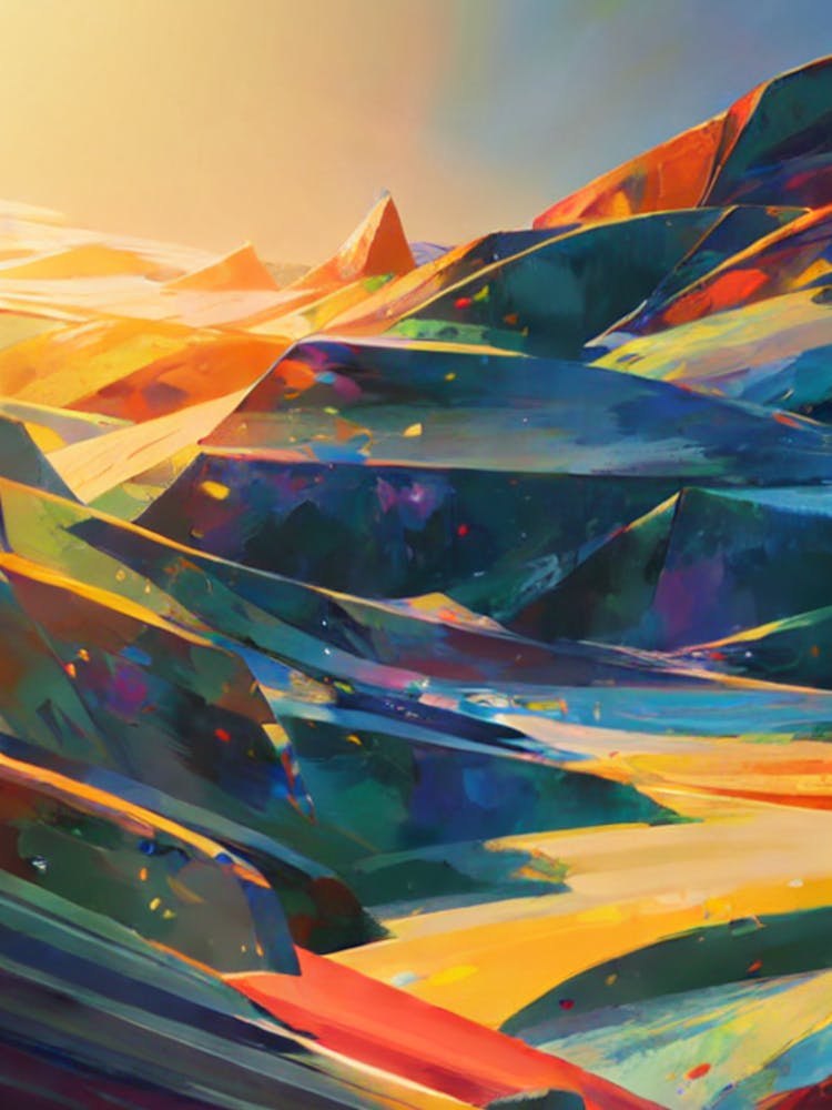 Abstract Landscape Painting 8
