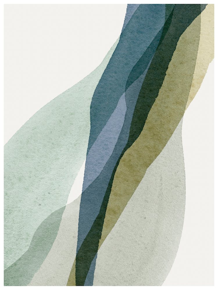 Blue and Green Abstract