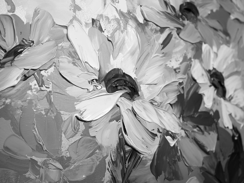 Black And White Flowers 109
