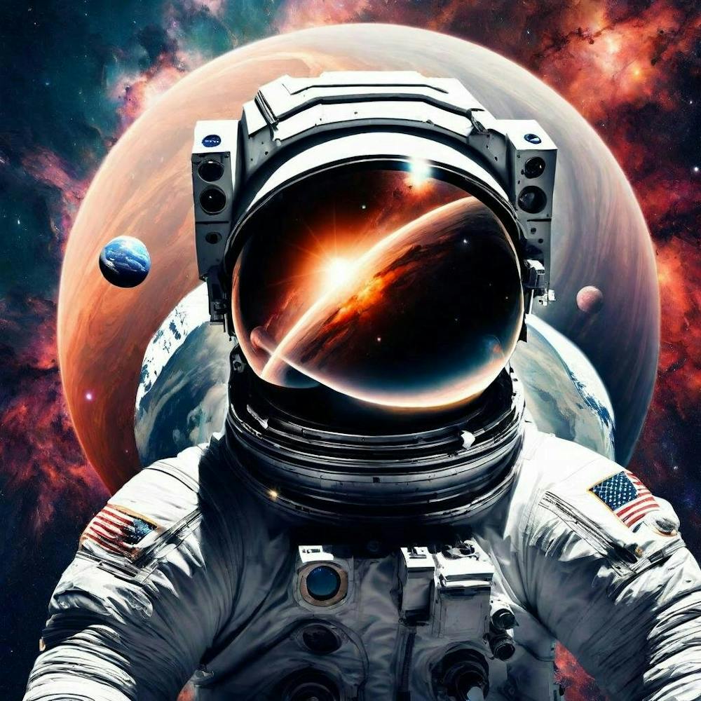 Astronaut In Space 2